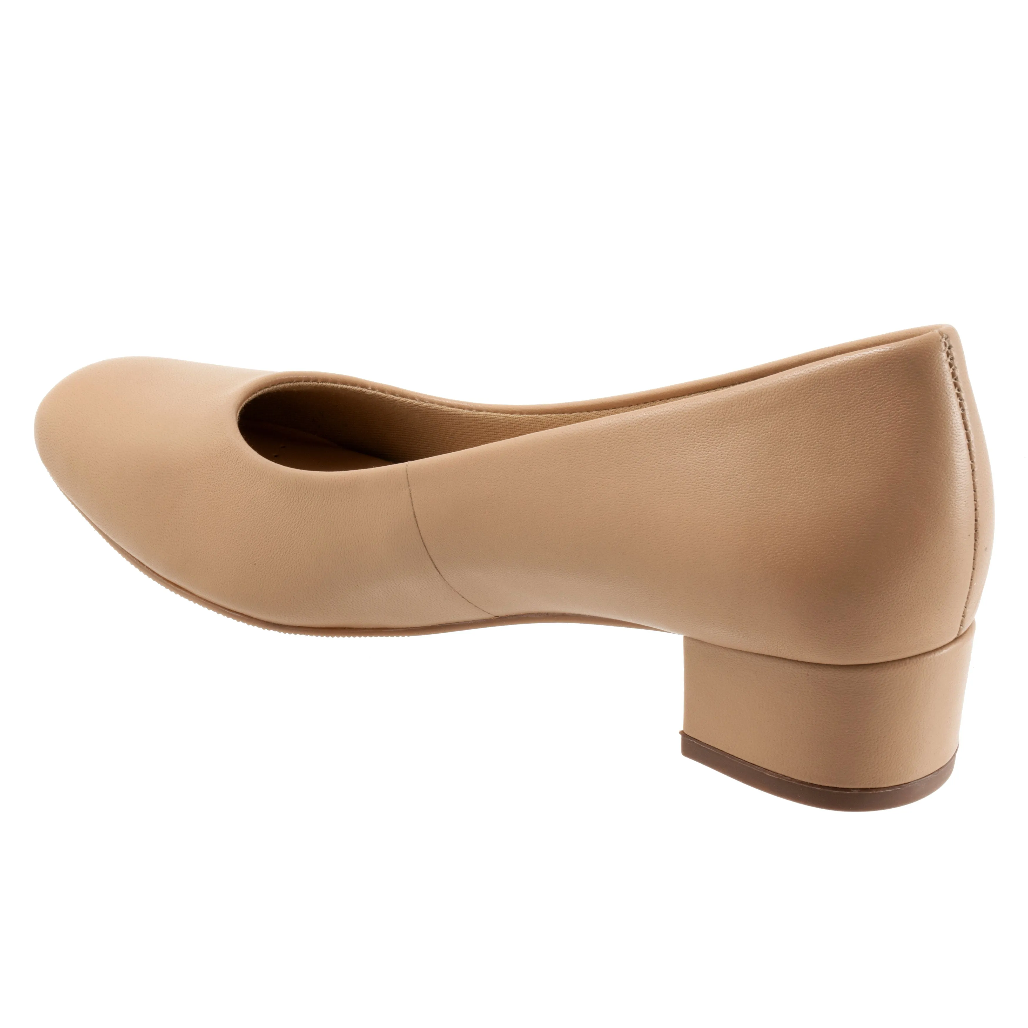 Dream Nude Low Heeled Court Shoes