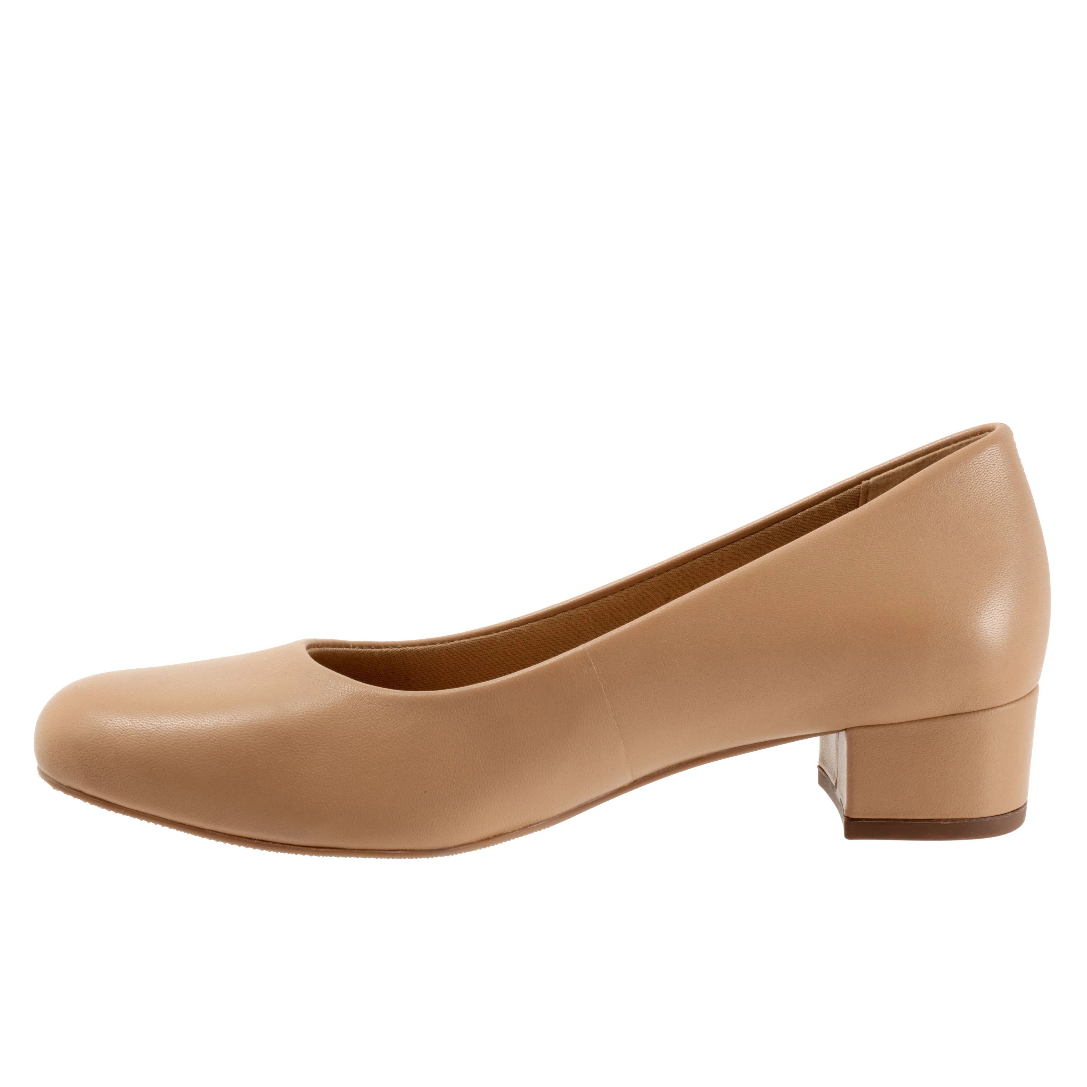 Dream Nude Low Heeled Court Shoes