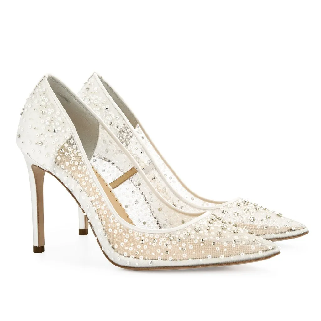 Elsa - Sequin Crystal Wedding Shoes