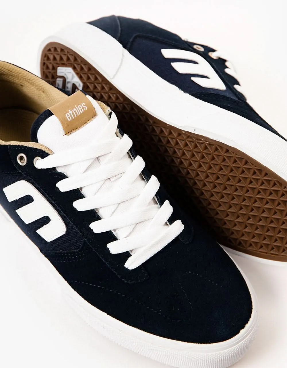 Etnies Windrow Vulc Skate Shoes - Navy/Tan/White