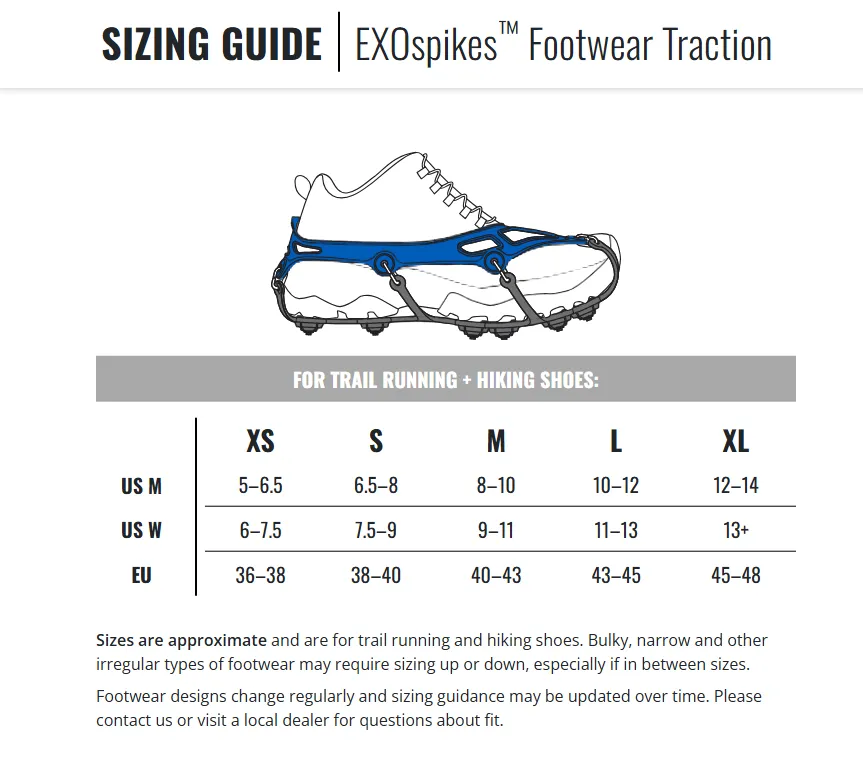 EXOspikes Footwear Traction