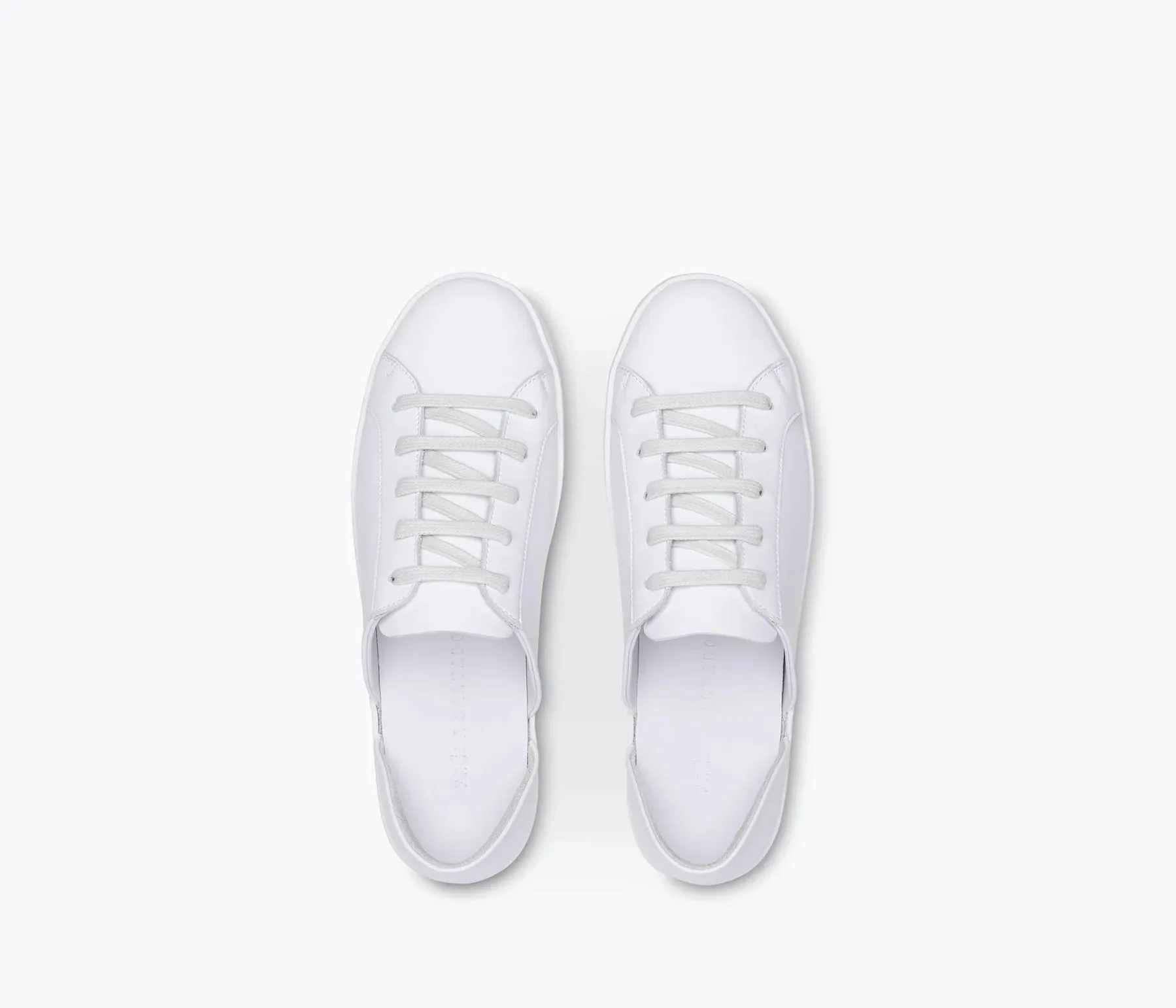 Freda Salvador Eda D'orsay Low-Top Sneaker in White Calf