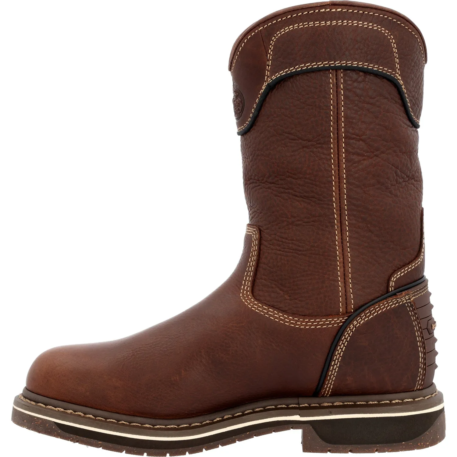 Georgia Womens AMP LT Edge WP Brown Leather Work Boots