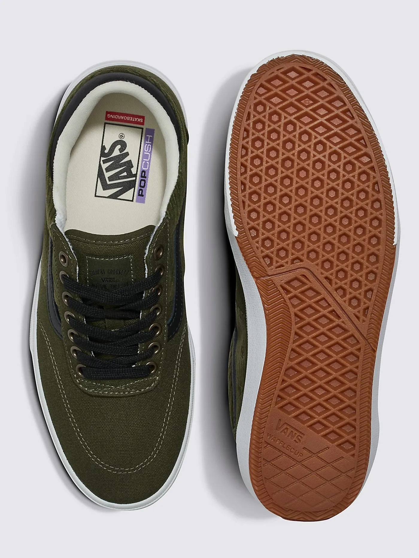 Gilbert Crockett Corduroy Olive/Black Shoes