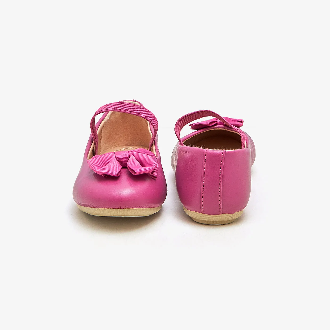 Girls Bow Tie Ballerinas