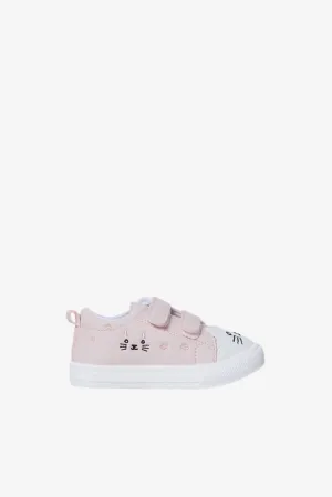 Girls Pink Bunny Themed Pump