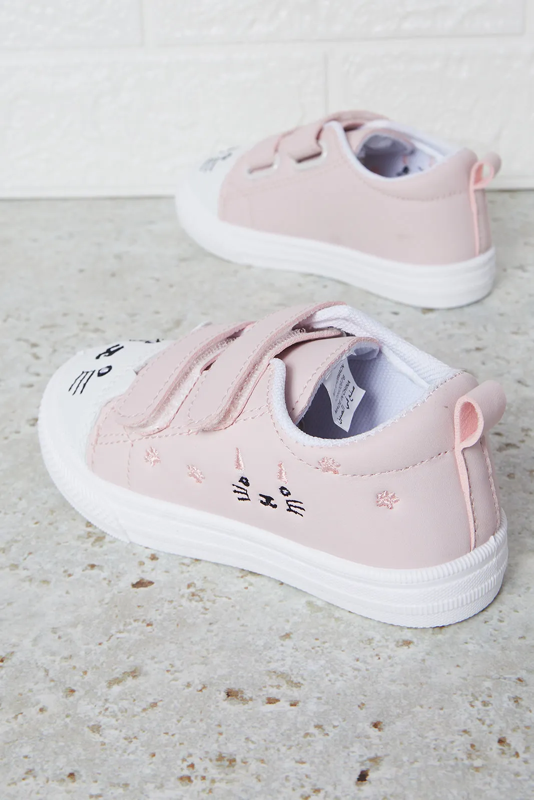 Girls Pink Bunny Themed Pump