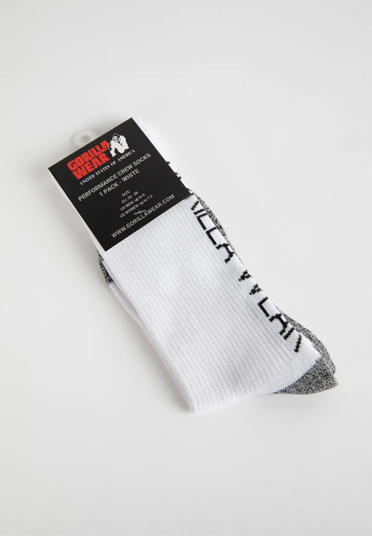 Gorilla Wear Quarter Socks 2-Pack - White