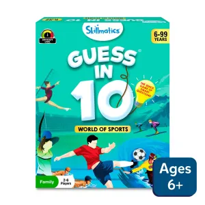 Guess in 10: World Of Sports | Trivia card game (ages 6 )