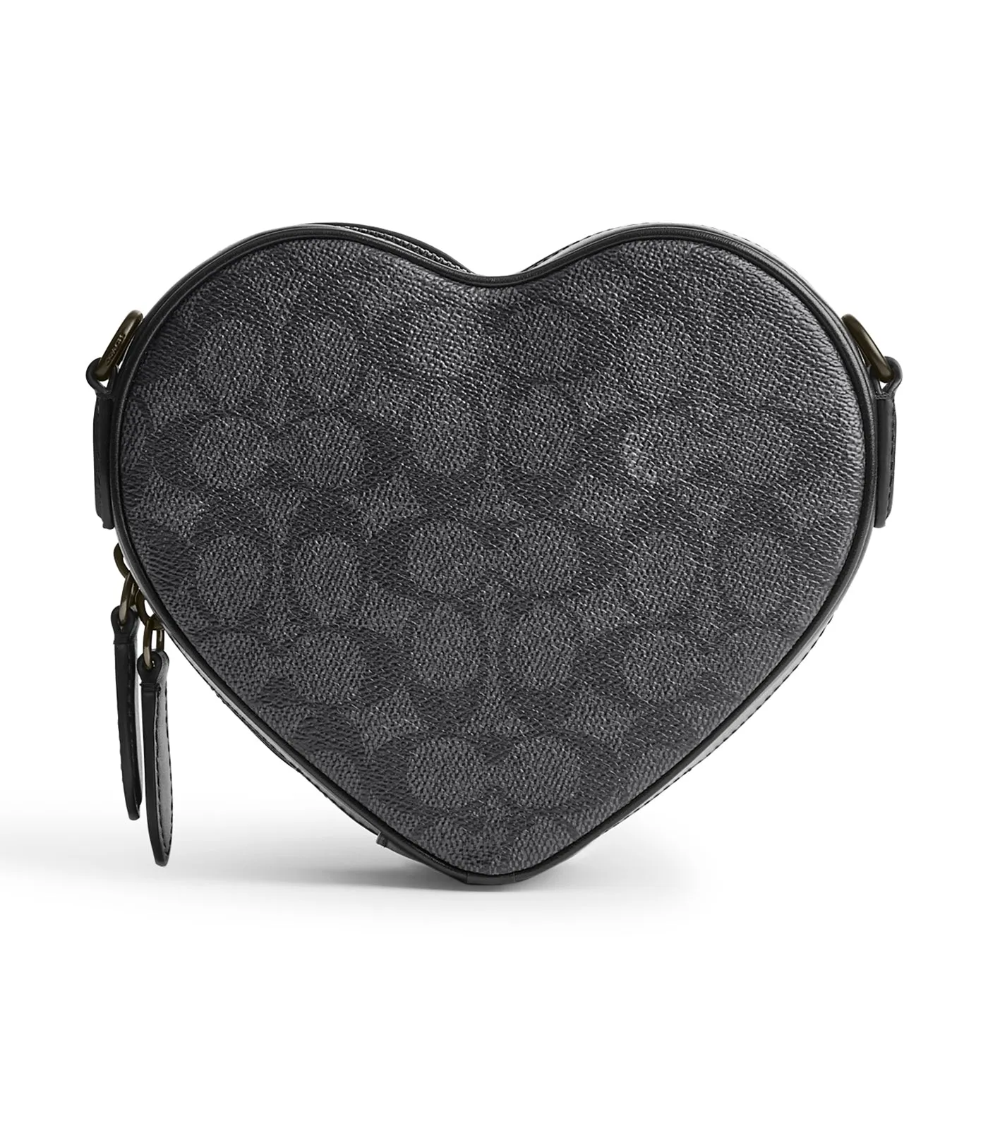 Heart Crossbody Charcoal/Black