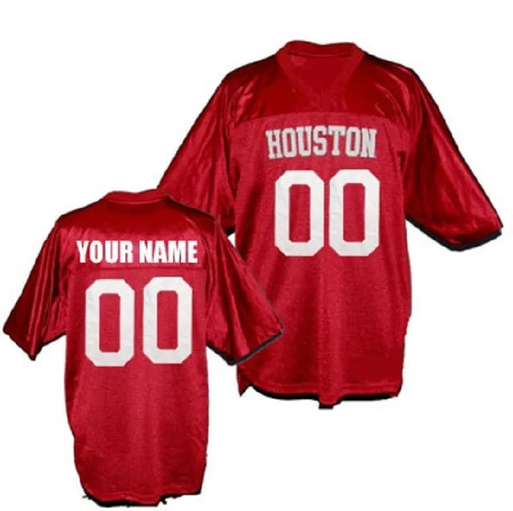 Houston Cougars Customizable College Football Jersey