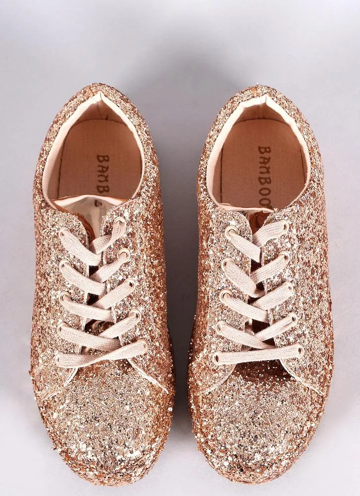 ICY ROSE GOLD SNEAKERS