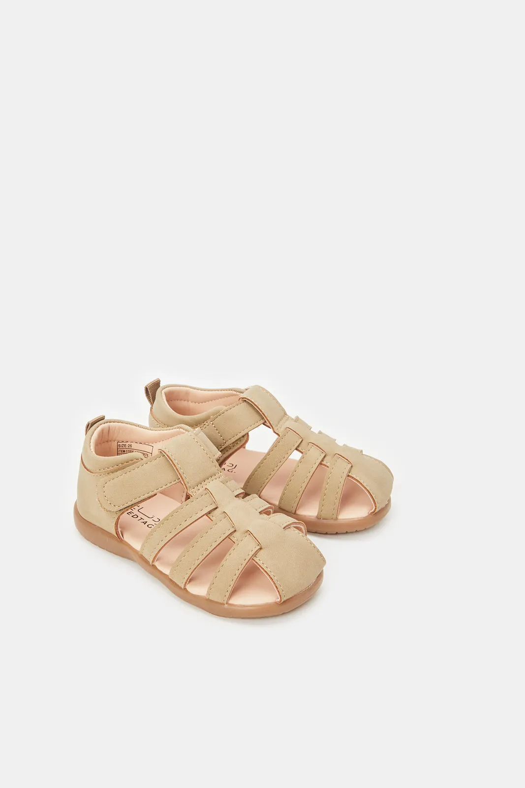 Infant Boys Beige Fisherman Sandal