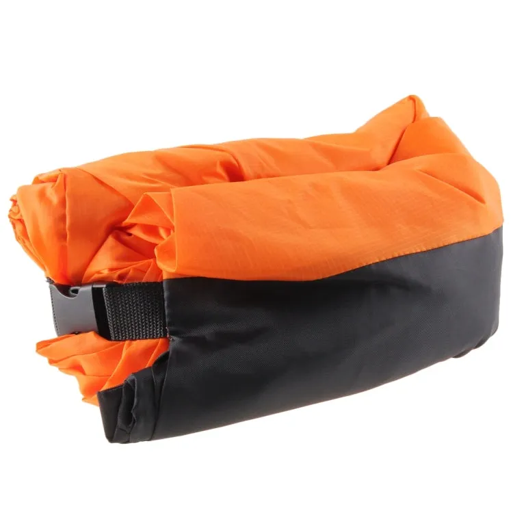 Inflatable Lounger for Camping, Fishing, and Beach, Air Bag Sofa, 72.8 x 29.5 x 19.7 inches (Orange)