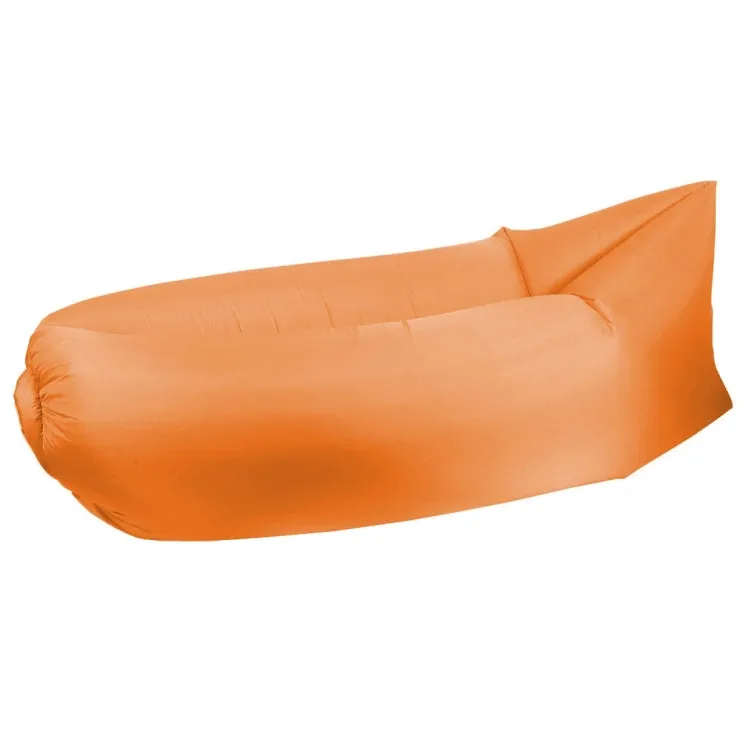 Inflatable Lounger for Camping, Fishing, and Beach, Air Bag Sofa, 72.8 x 29.5 x 19.7 inches (Orange)