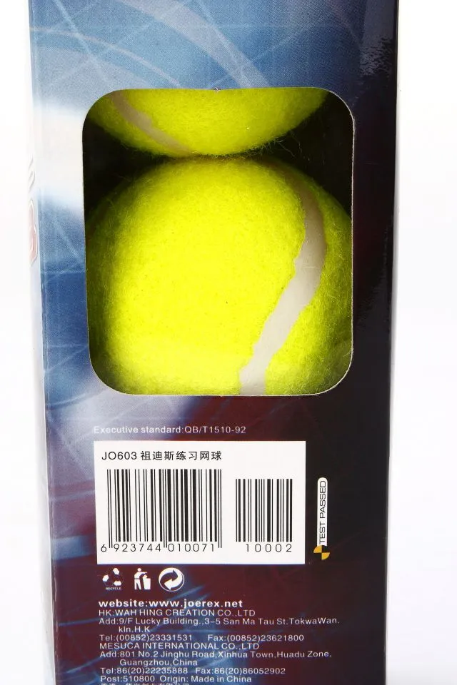 Joerex Table Tennis Ball 3 Pieces Pack-Fibre Rubber