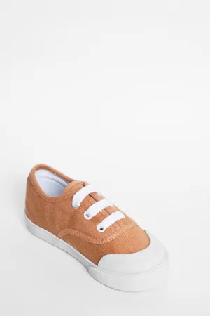 Jonah and the Girl Bertie Burnt Orange Canvas Shoes