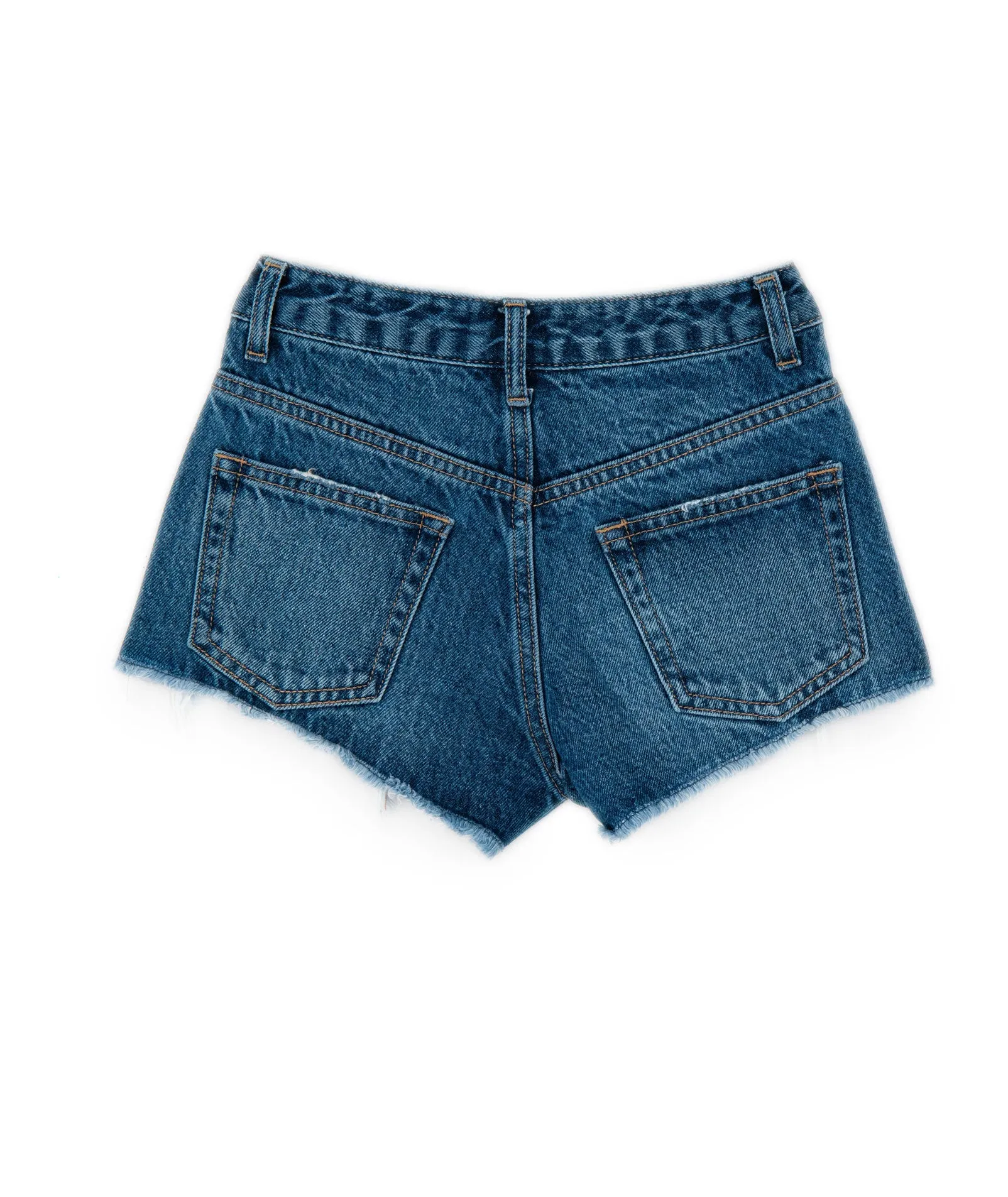 Katie J NYC Girls Malibu Dark Wash Jean Shorts