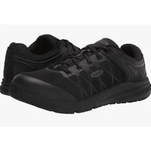 KEEN Womens Vista Energy Work Sneakers 6 WIDE Black Utility Water Resistant NIB