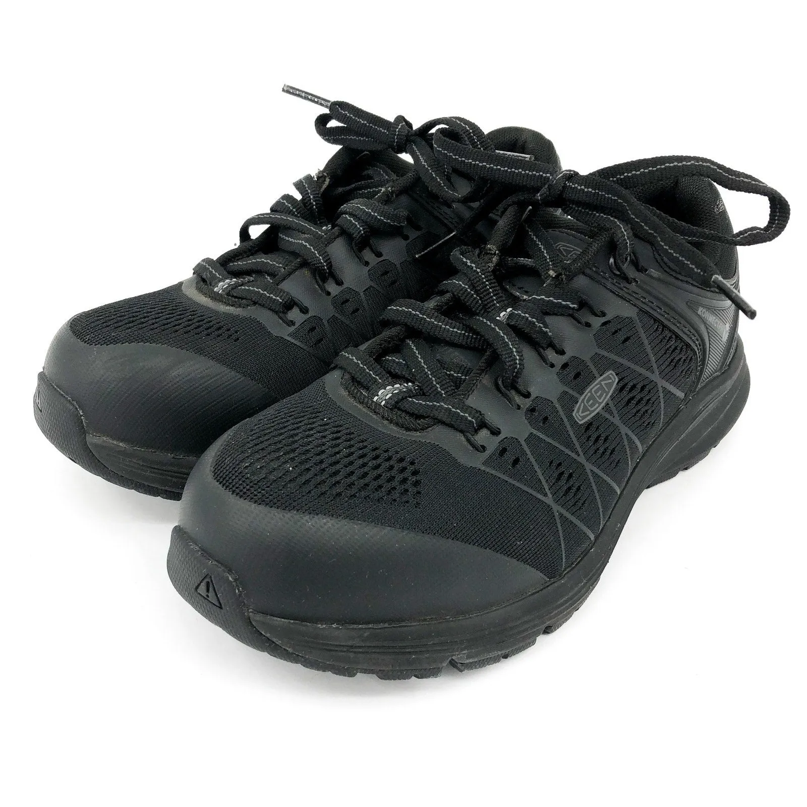 KEEN Womens Vista Energy Work Sneakers 6 WIDE Black Utility Water Resistant NIB