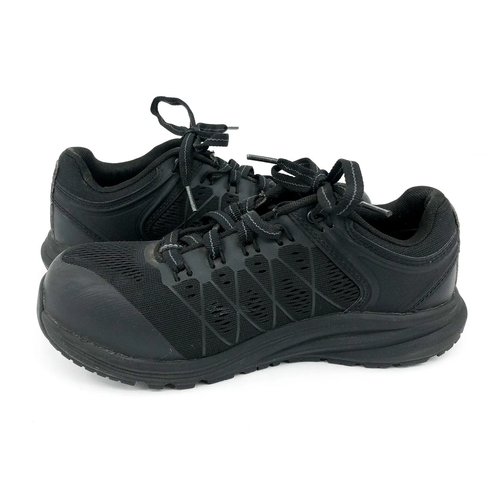 KEEN Womens Vista Energy Work Sneakers 6 WIDE Black Utility Water Resistant NIB