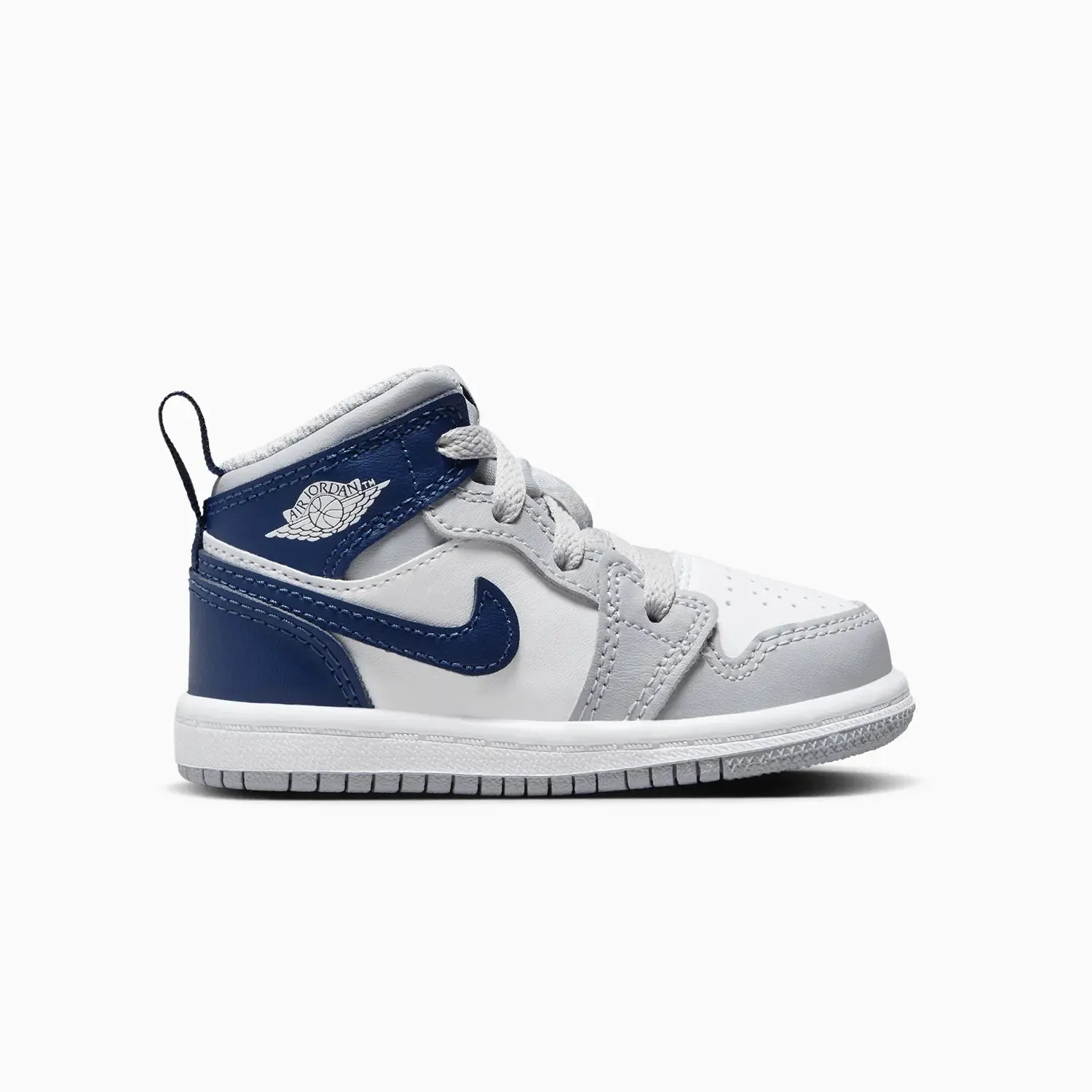 Kid's Air Jordan 1 Mid "Wolf Grey Midnight Navy" Toddlers