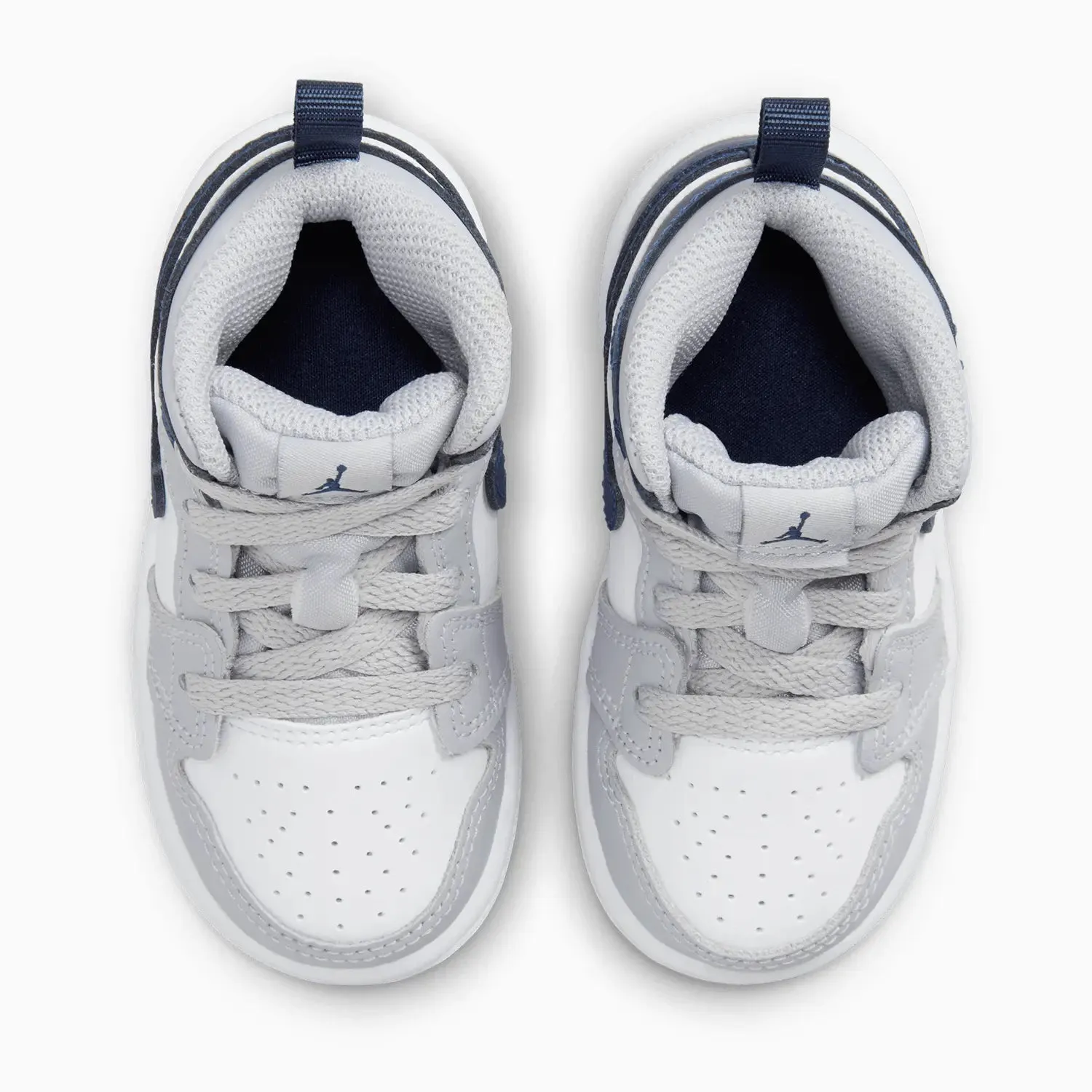 Kid's Air Jordan 1 Mid "Wolf Grey Midnight Navy" Toddlers