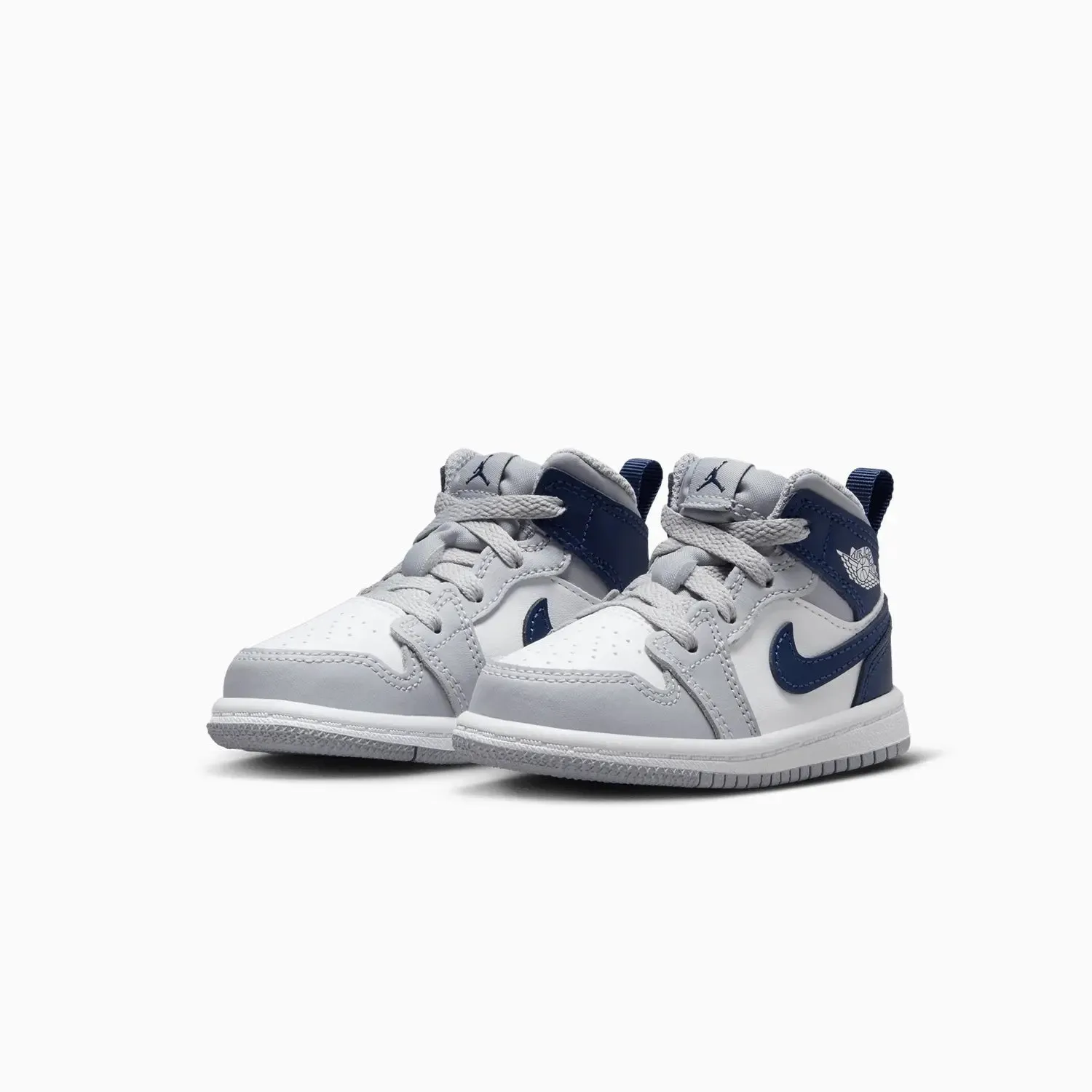 Kid's Air Jordan 1 Mid "Wolf Grey Midnight Navy" Toddlers