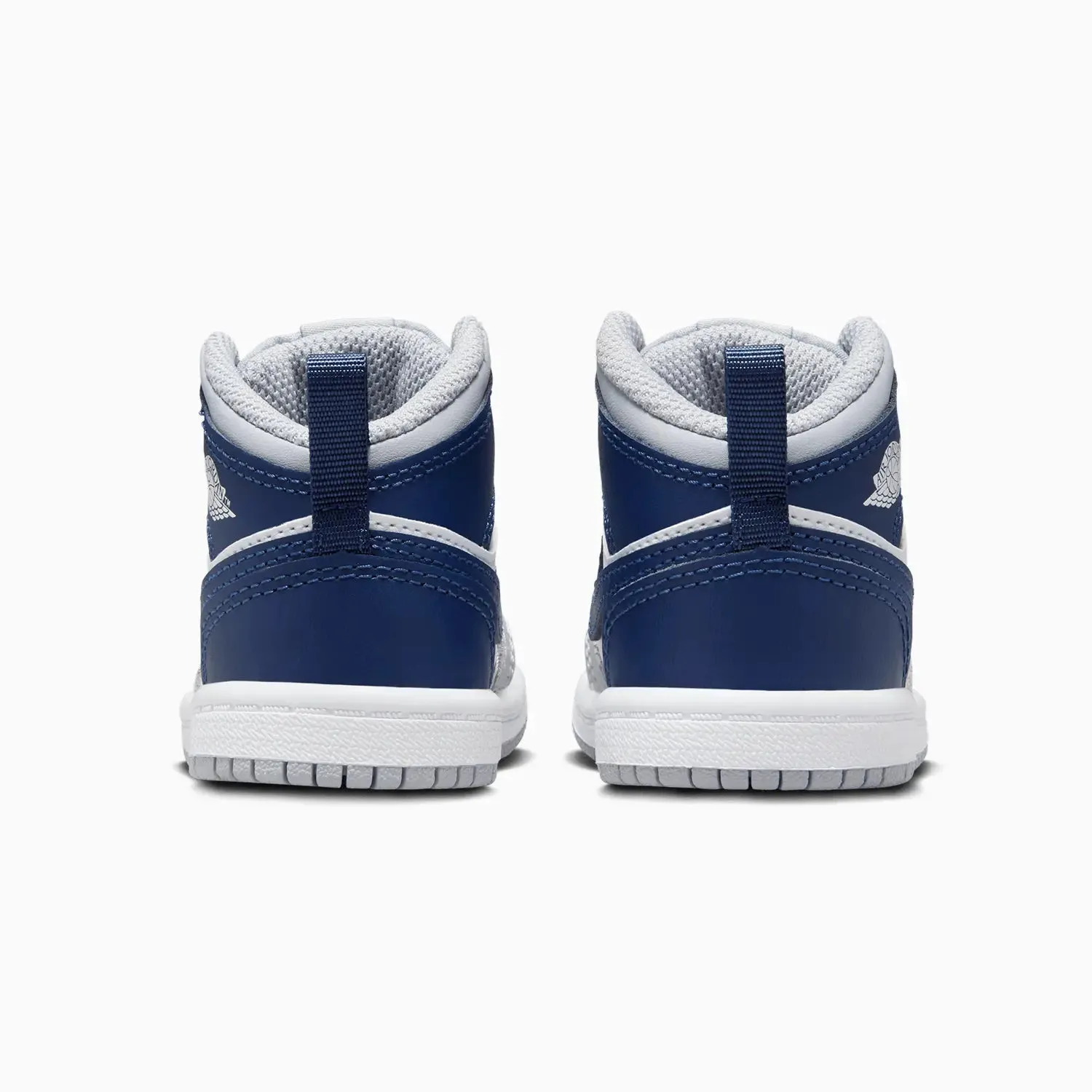 Kid's Air Jordan 1 Mid "Wolf Grey Midnight Navy" Toddlers