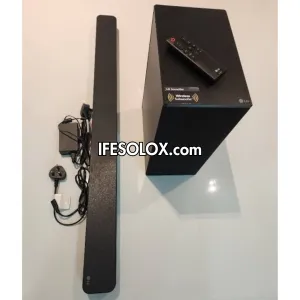 LG LAS450H 2.1Ch 220W High Resolution Bluetooth Sound Bar with Wireless Subwoofer - Foreign Used