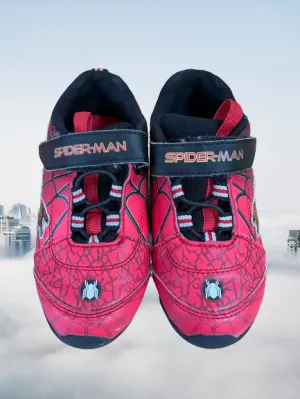 Light Up Spiderman Shoes w/ Velcro