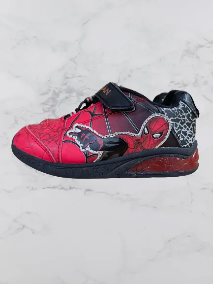 Light Up Spiderman Shoes w/ Velcro