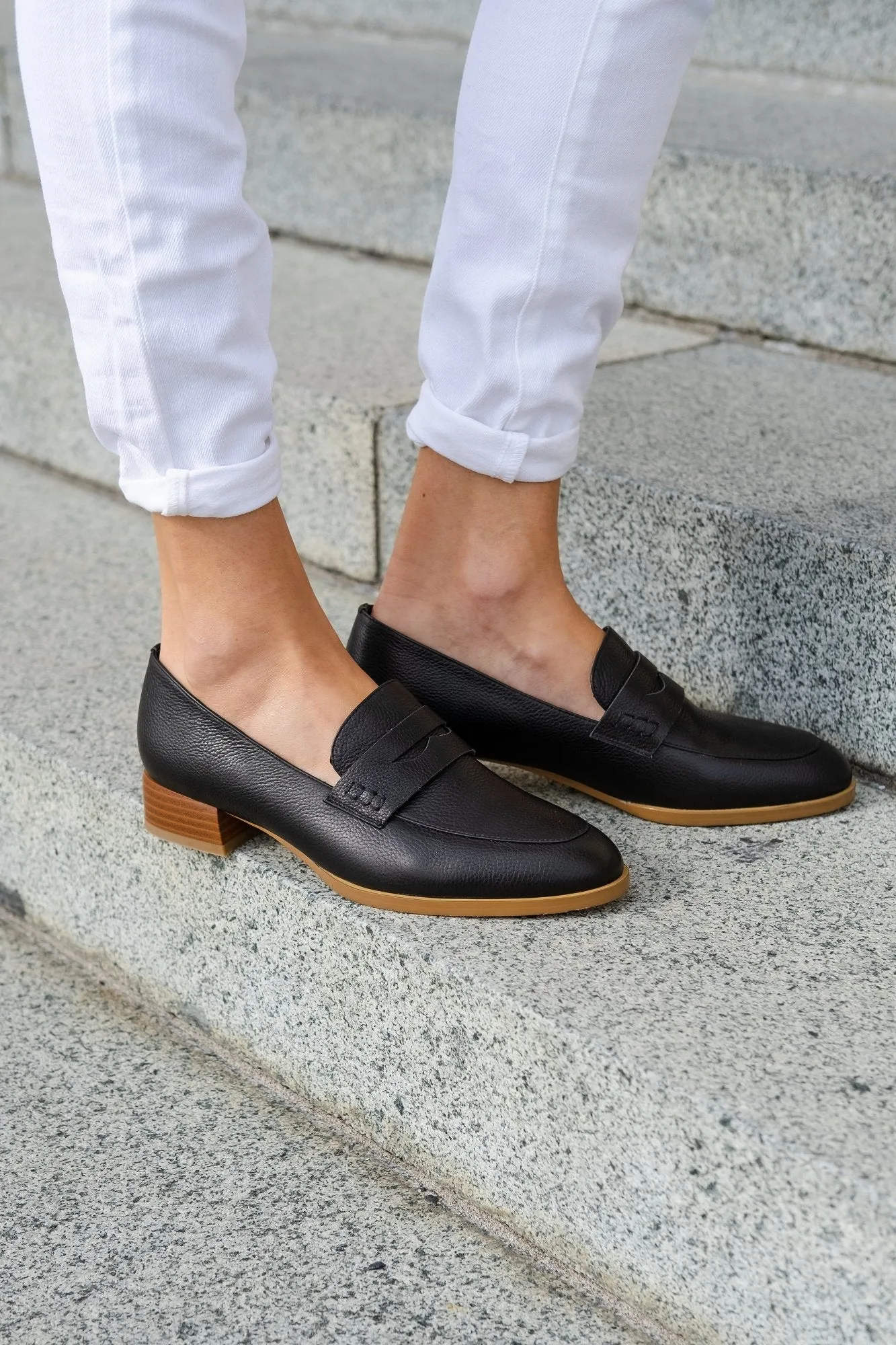 Marcel Leather Loafer Black