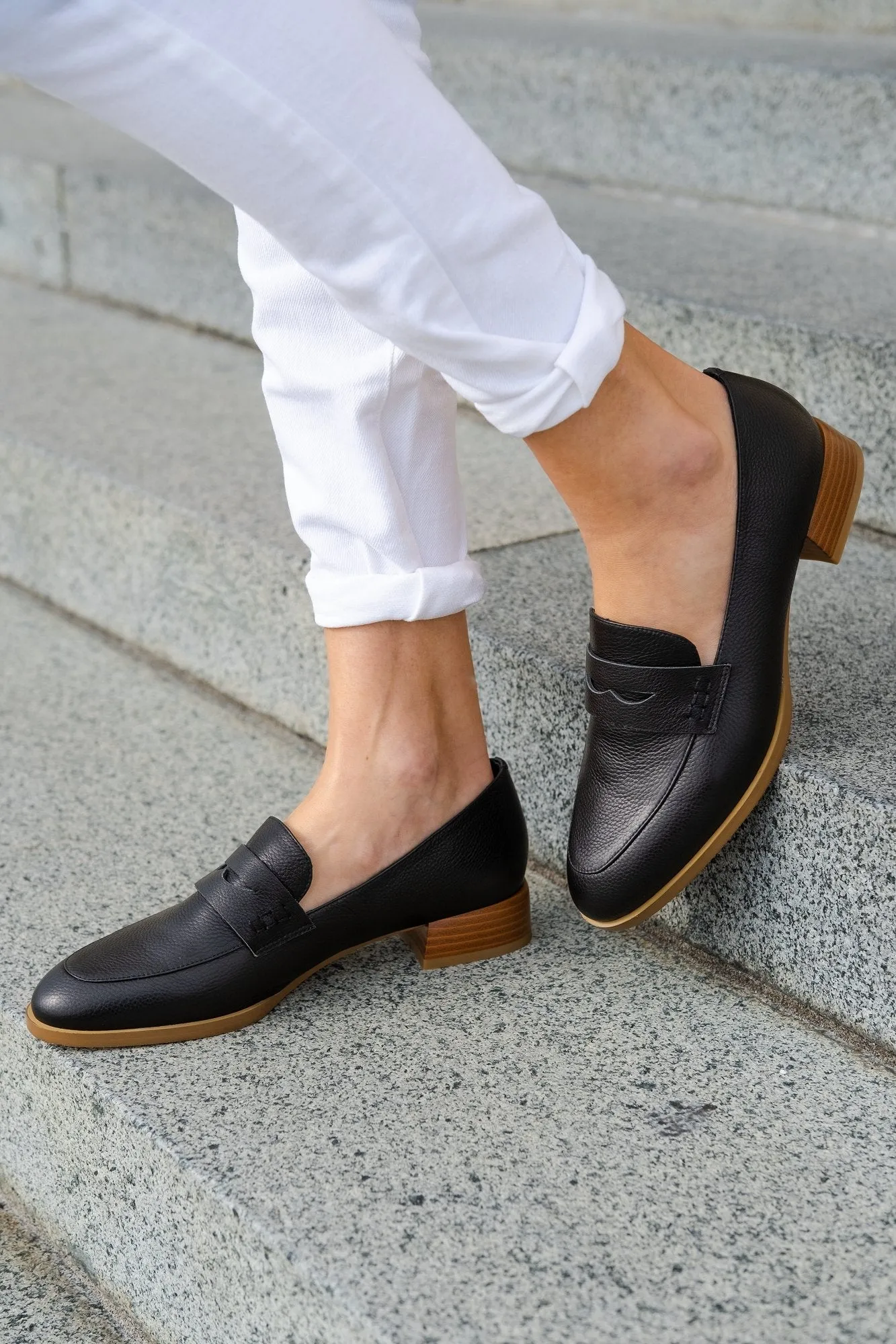 Marcel Leather Loafer Black