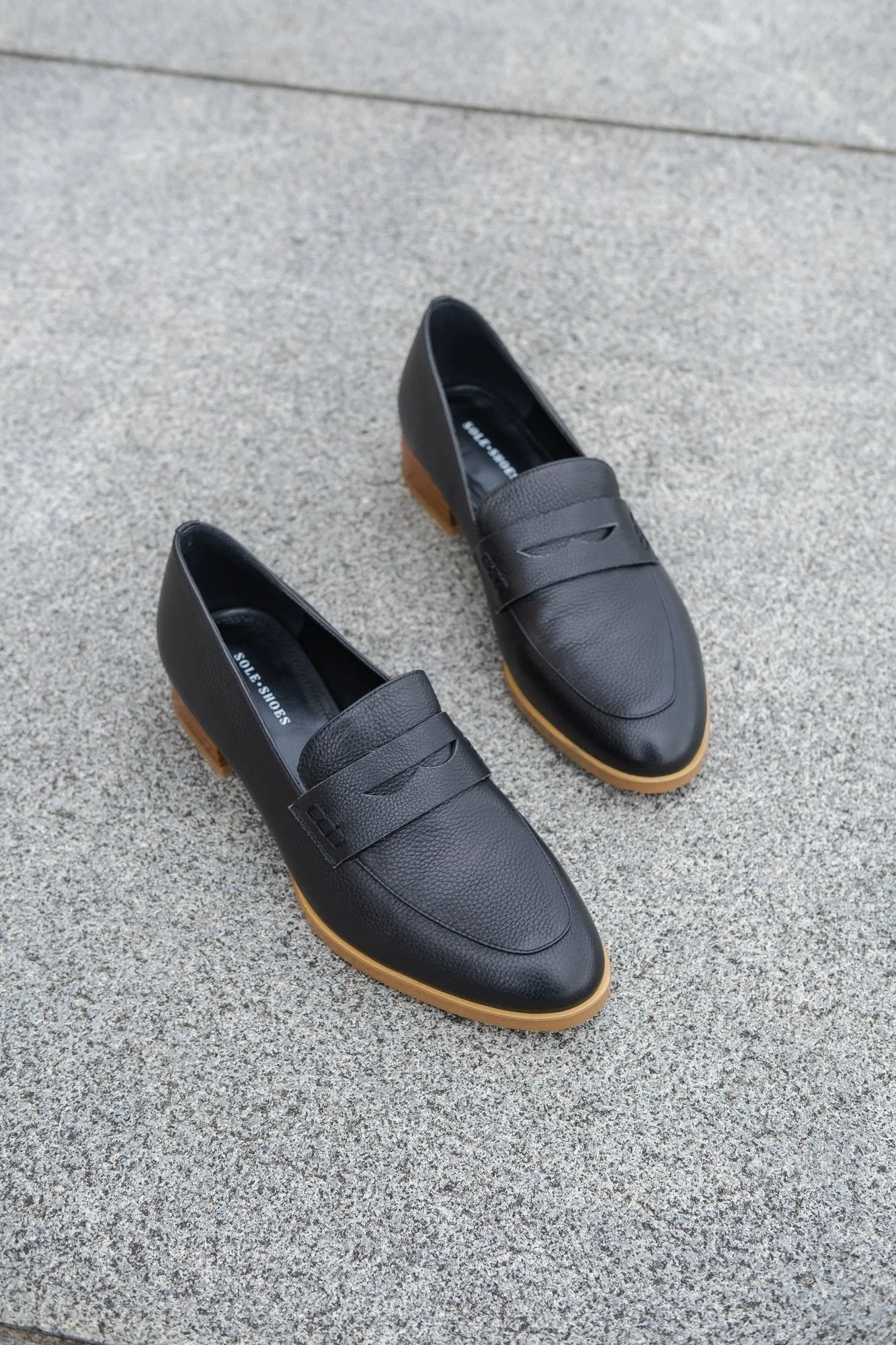 Marcel Leather Loafer Black