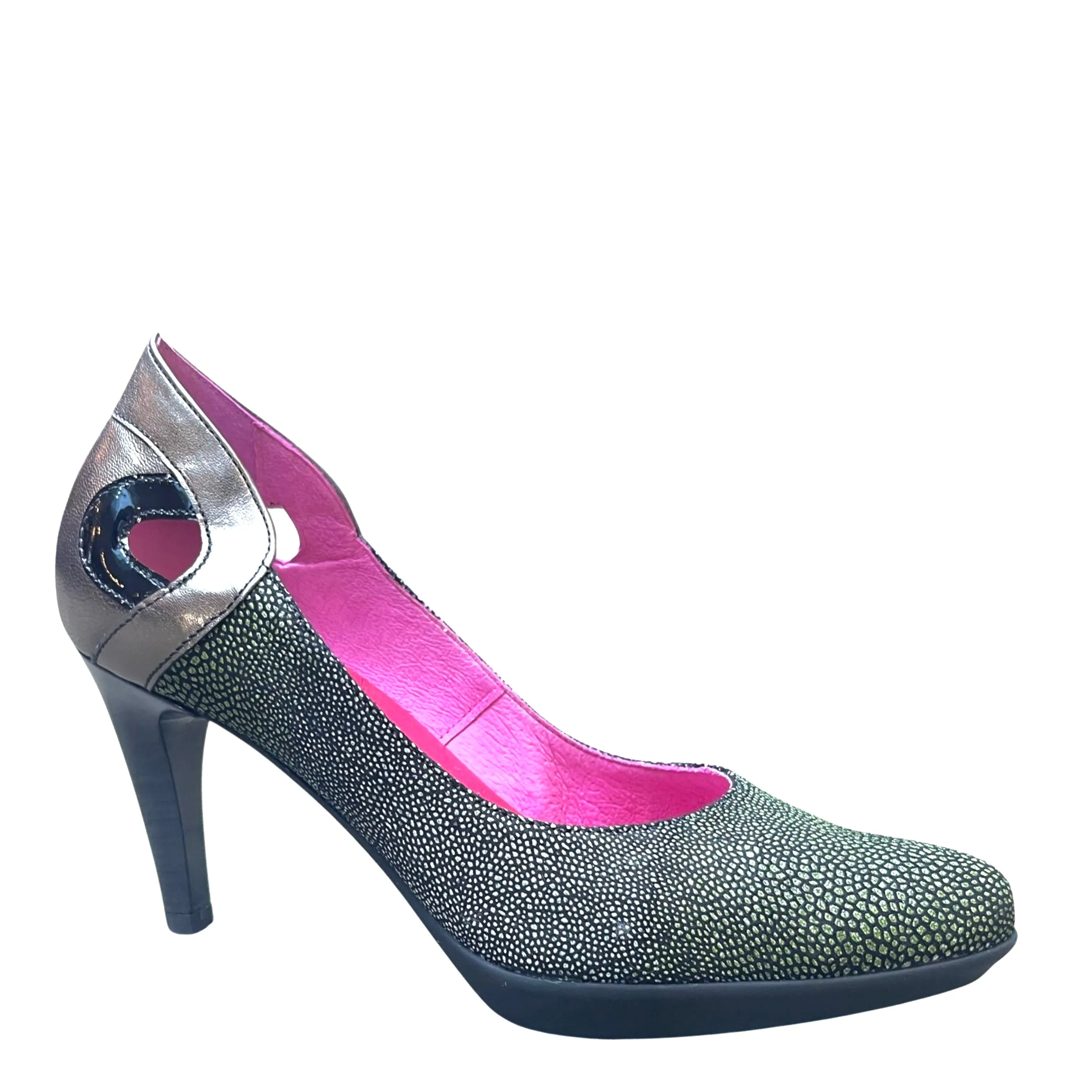 Maritus - green stingray print high heel