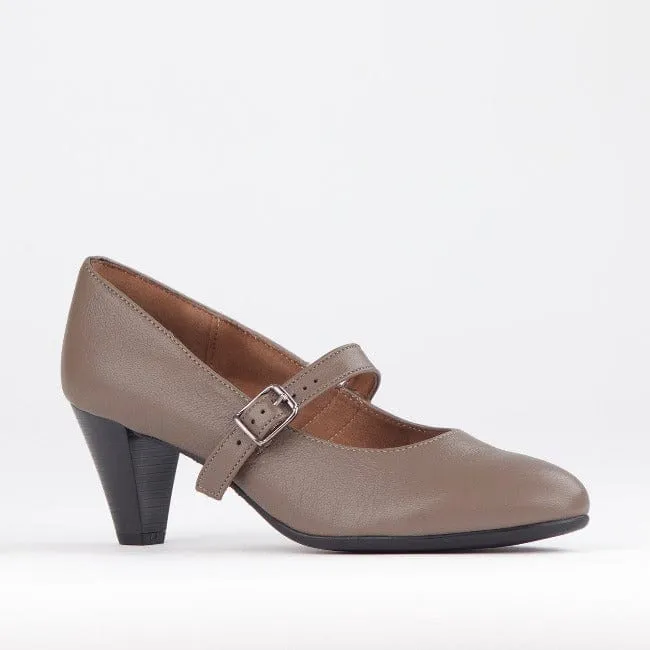 Mary Jane Court Shoe Stone - 12733