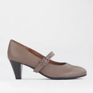 Mary Jane Court Shoe Stone - 12733