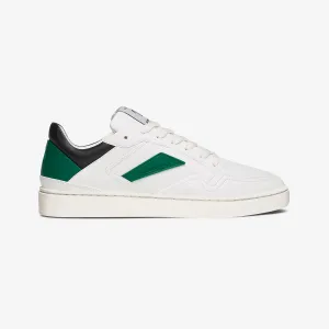 Men's Court | White-Black-Kelly Green