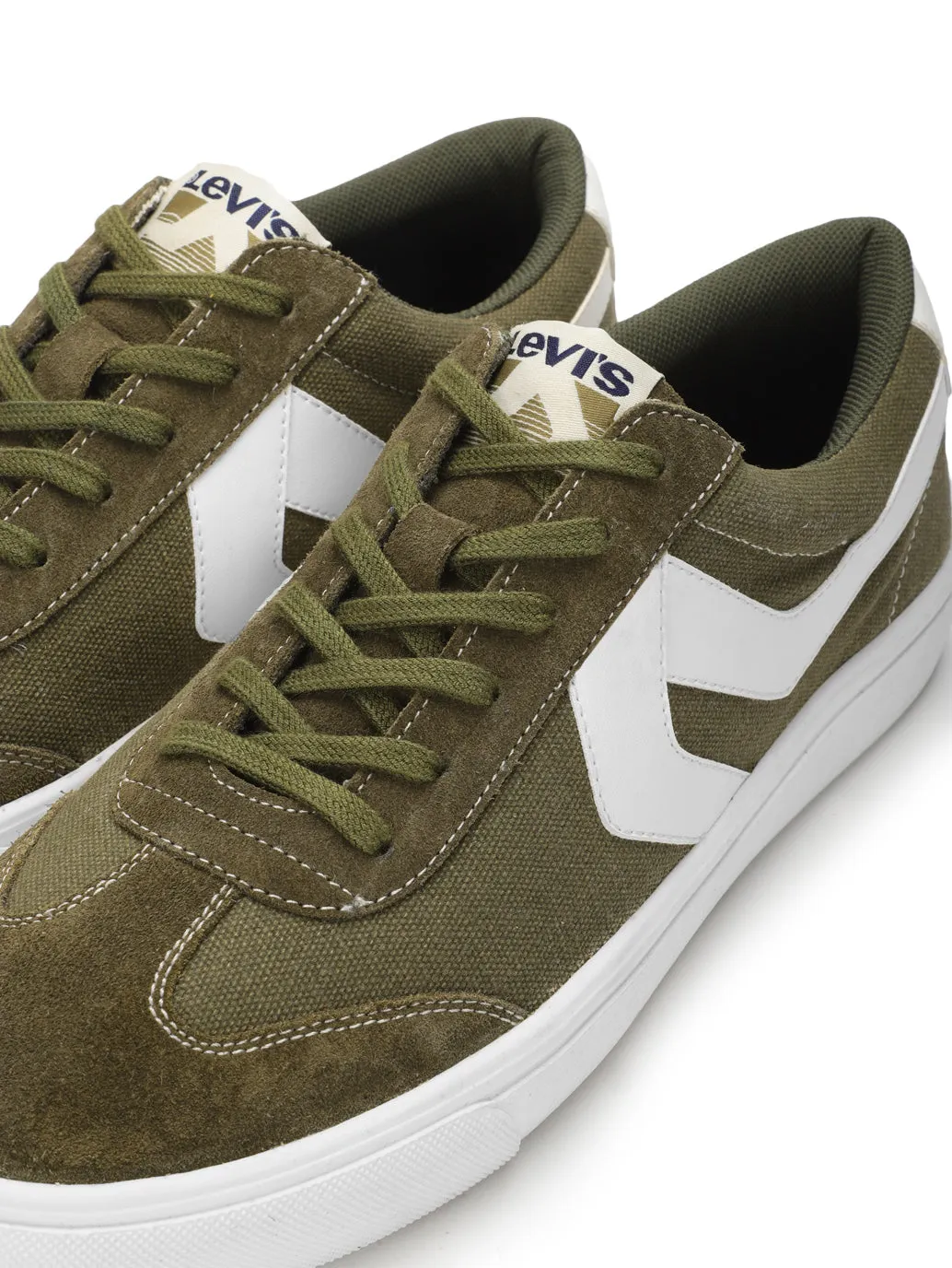 Men's Suede Olive Casual Shoes