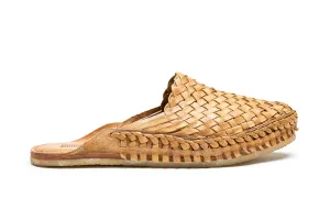 Men's Woven City Slipper in Honey   No Stripes by Mohinders