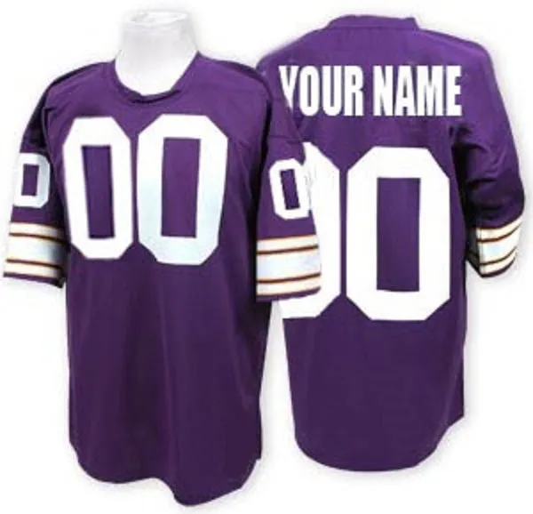 Minnesota Vikings Customizable Pro Style Football Jersey