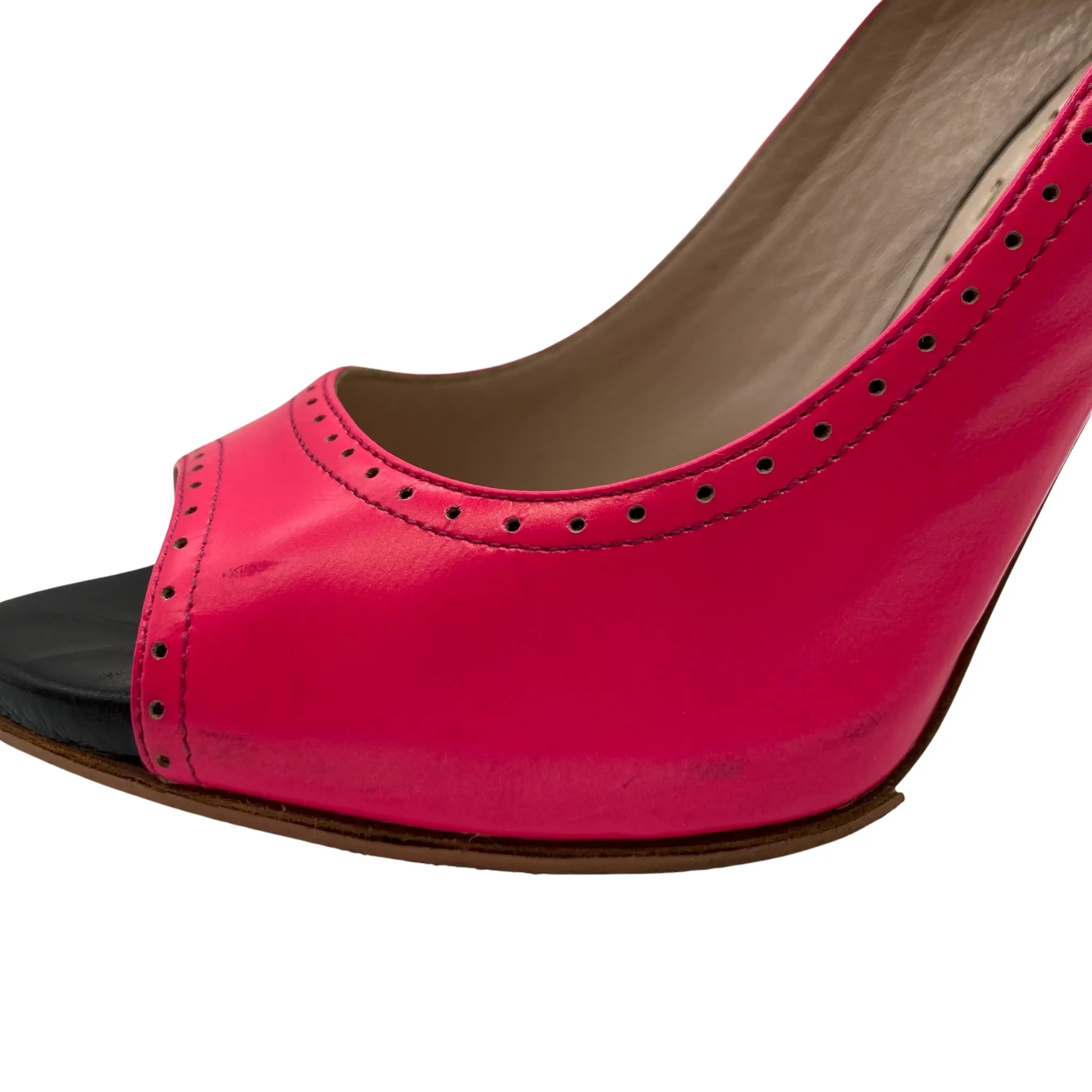 Miu Miu Hot Pink Pump Heels