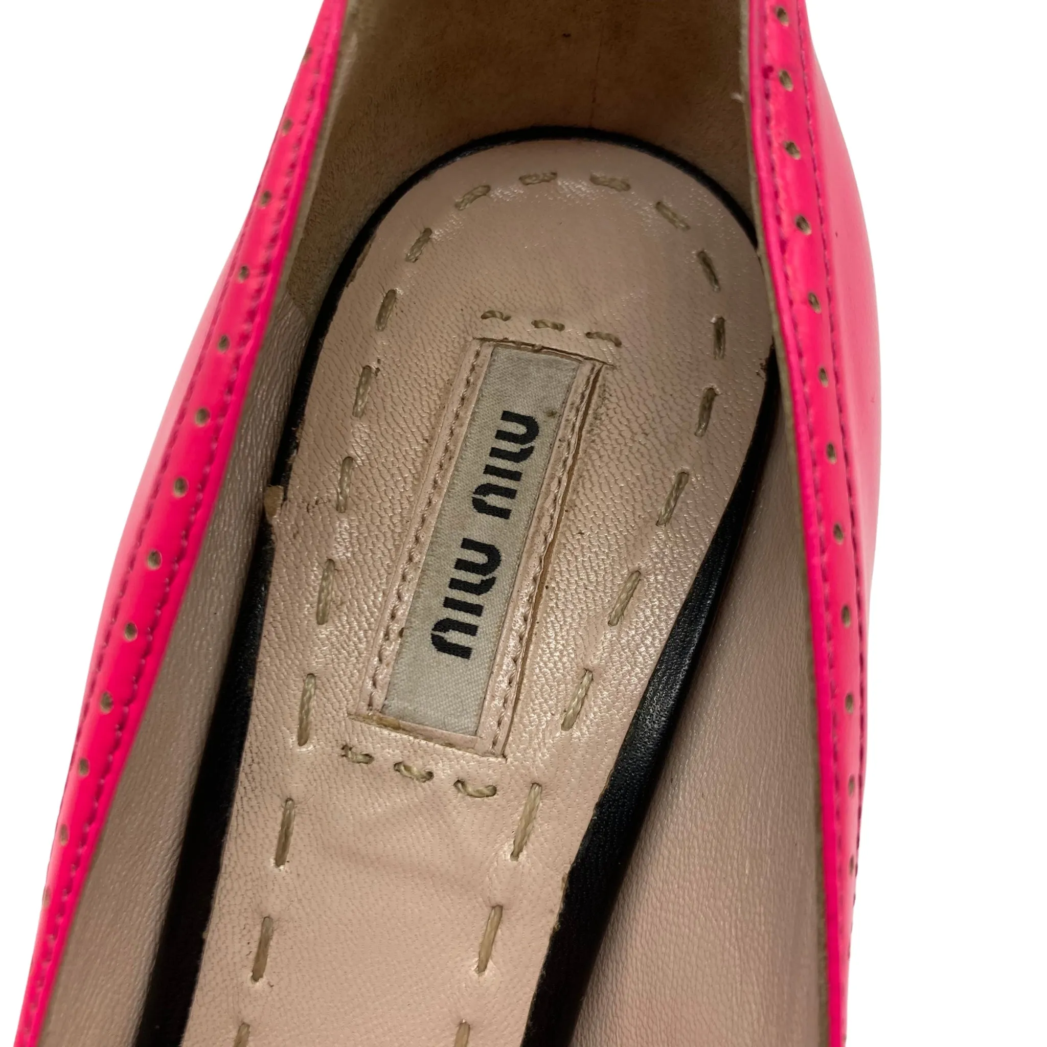 Miu Miu Hot Pink Pump Heels