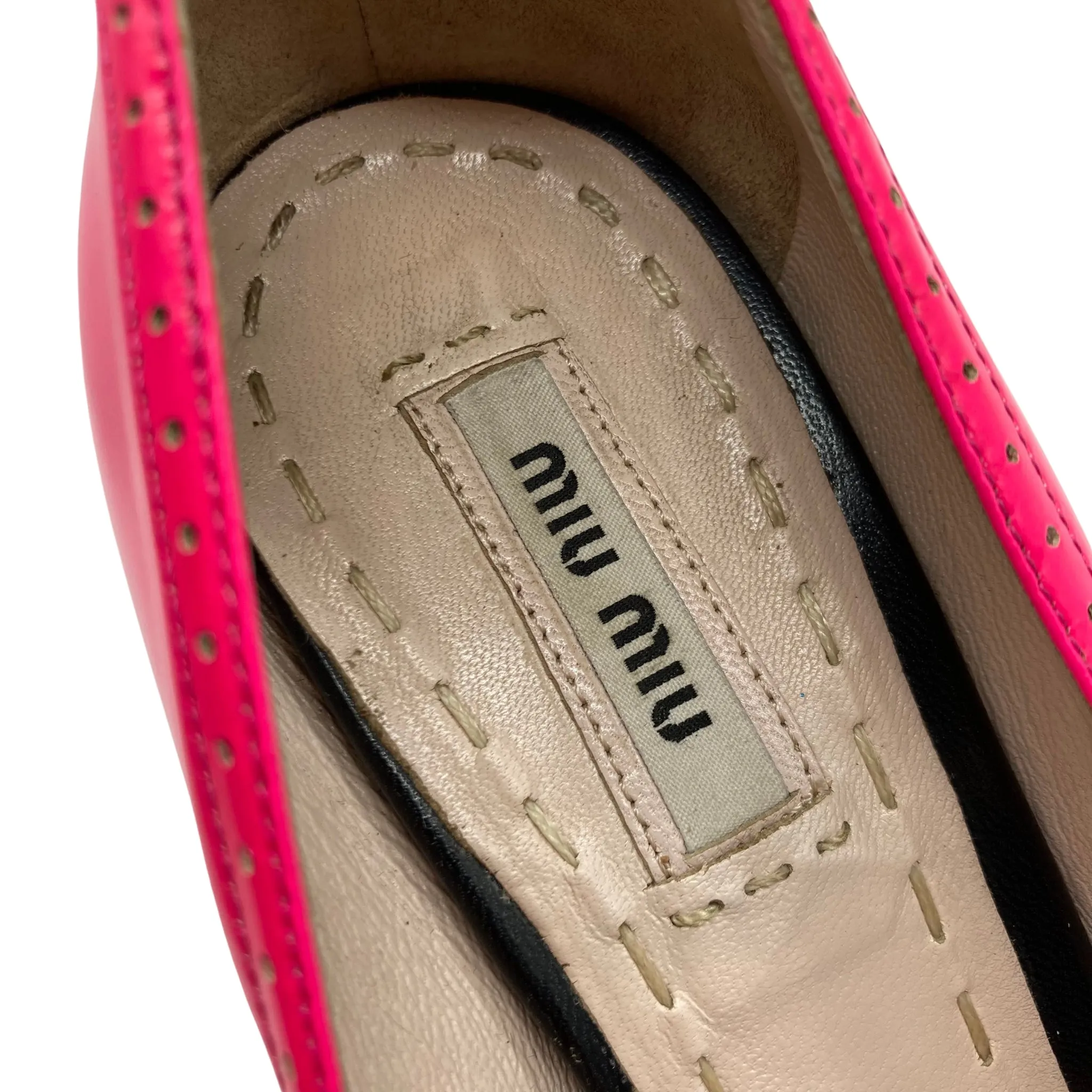 Miu Miu Hot Pink Pump Heels