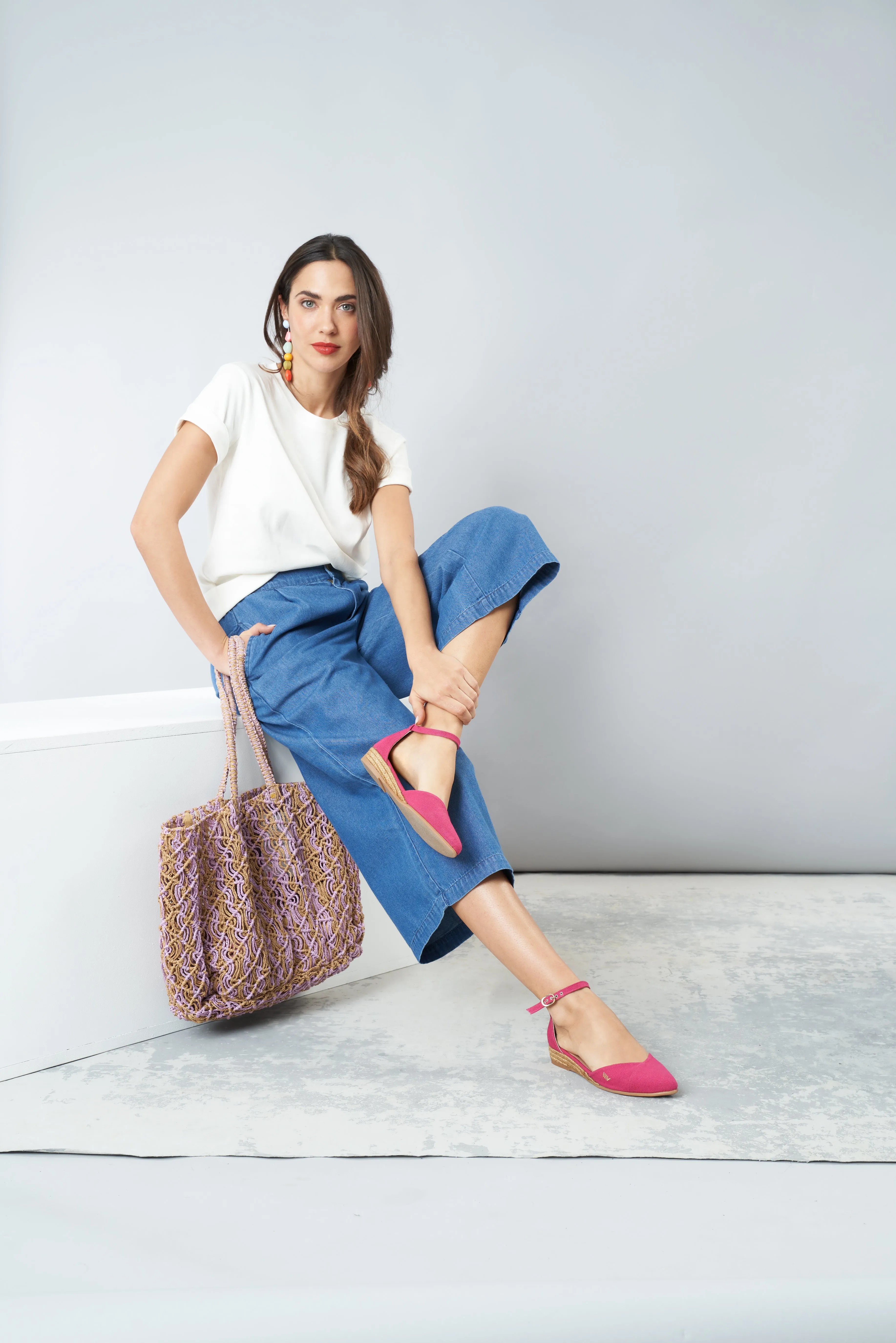 Montroig Limited Edition Canvas Espadrille Flats