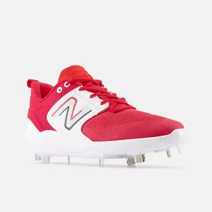 New Balance Fresh Foam X 3000 v6 Metal Cleat - Red/White