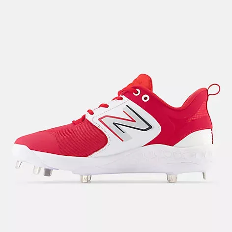 New Balance Fresh Foam X 3000 v6 Metal Cleat - Red/White