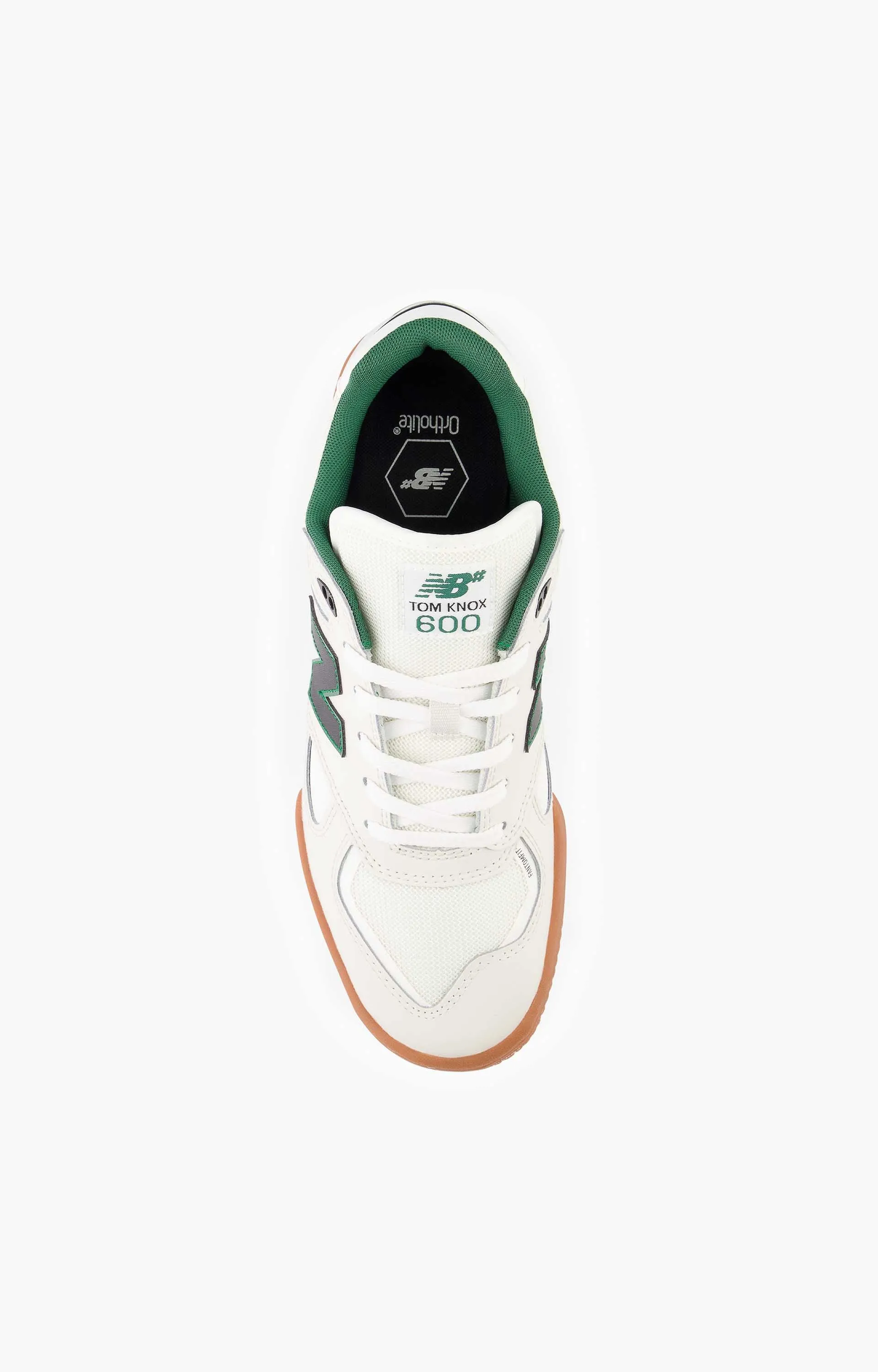 New Balance Numeric Tom Knox NM600OGS Shoe, White/Gum