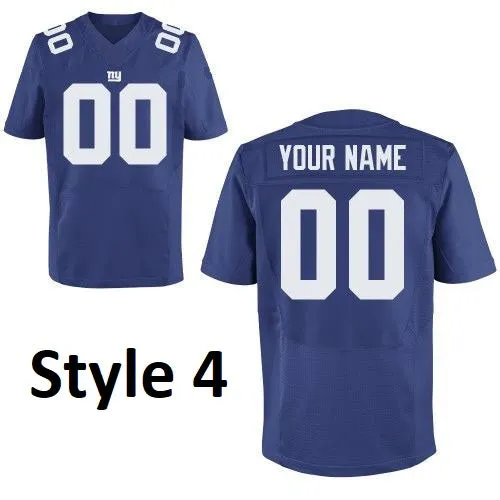 New York Giants Customizable Pro Style Football Jersey